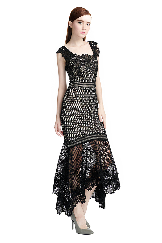 side view of the dress